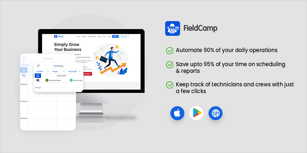 FieldCamp - Best Cleaning Software For Cleaning Businesses