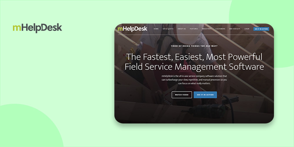 mHelpDesk - Scheduling Software for Cleaning Business