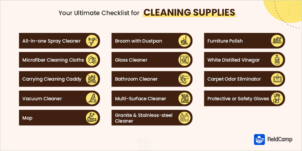 Cleaning Supplies for Business - Ultimate Checklist