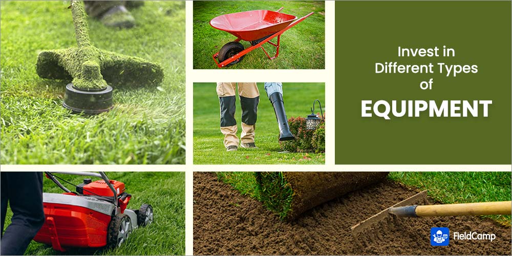 Invest in Lawn Care Equipments