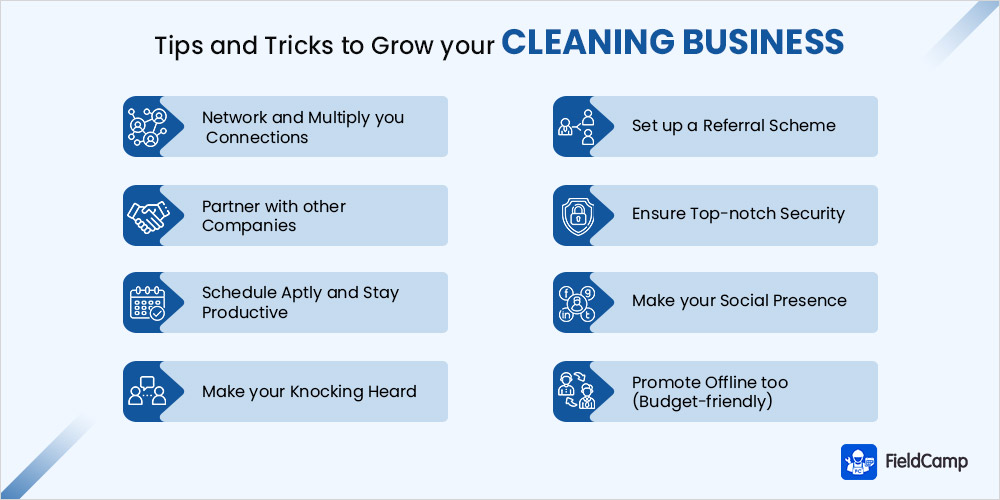 8 Tips on How to Grow a Cleaning Business