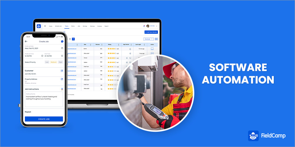 software automation for HVAC Business