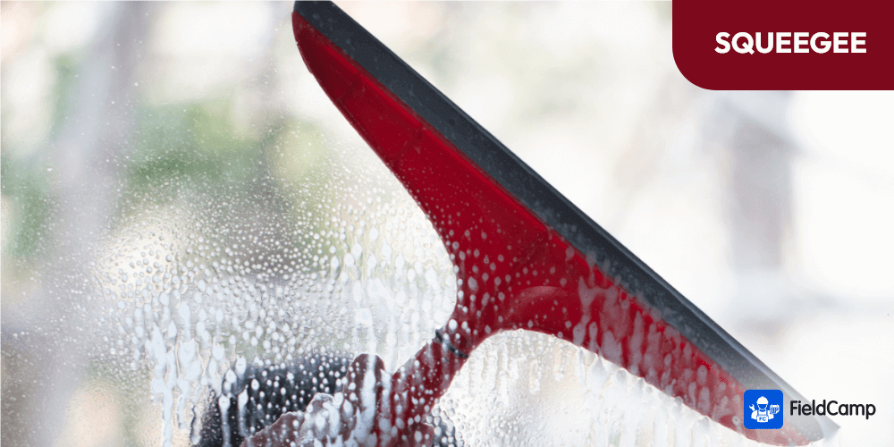 Squeegee - one of the best window washing tools