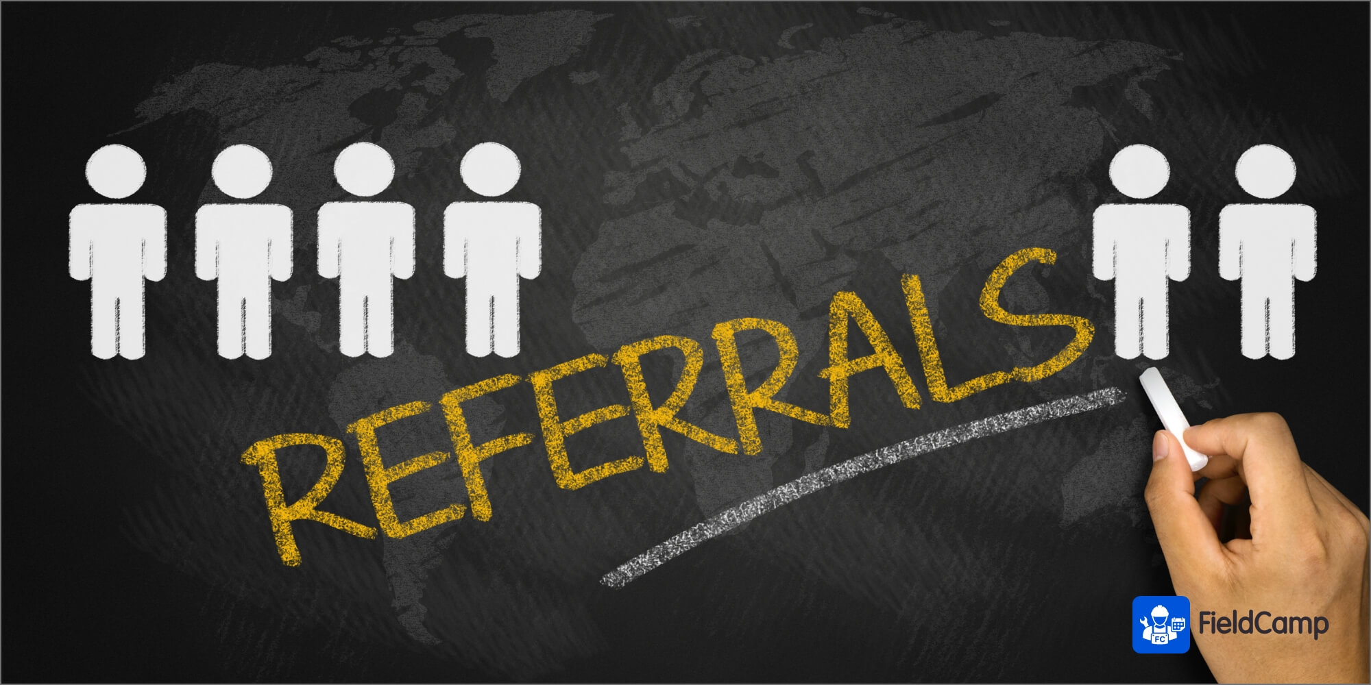 Ask for customer referrals to get clients for cleaning business