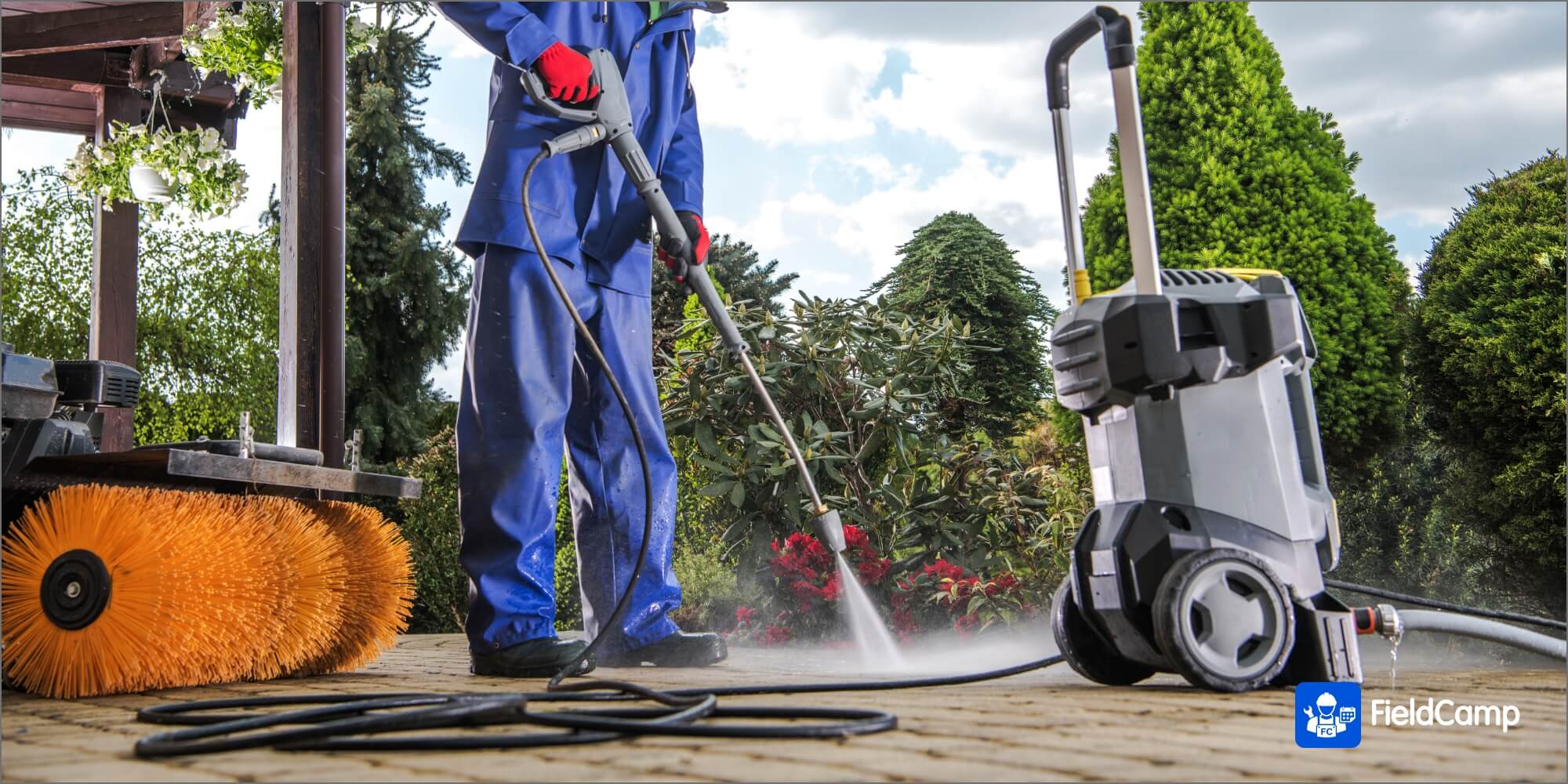 pressure washing for landscaping
