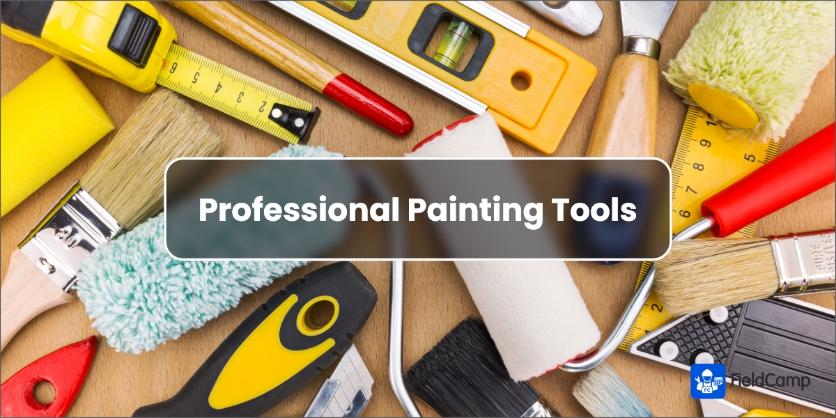 Professional painting tools and equipment