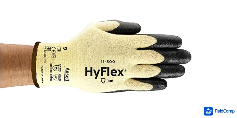 Ansell HyFlex 11-500 Kevlar plumber glove