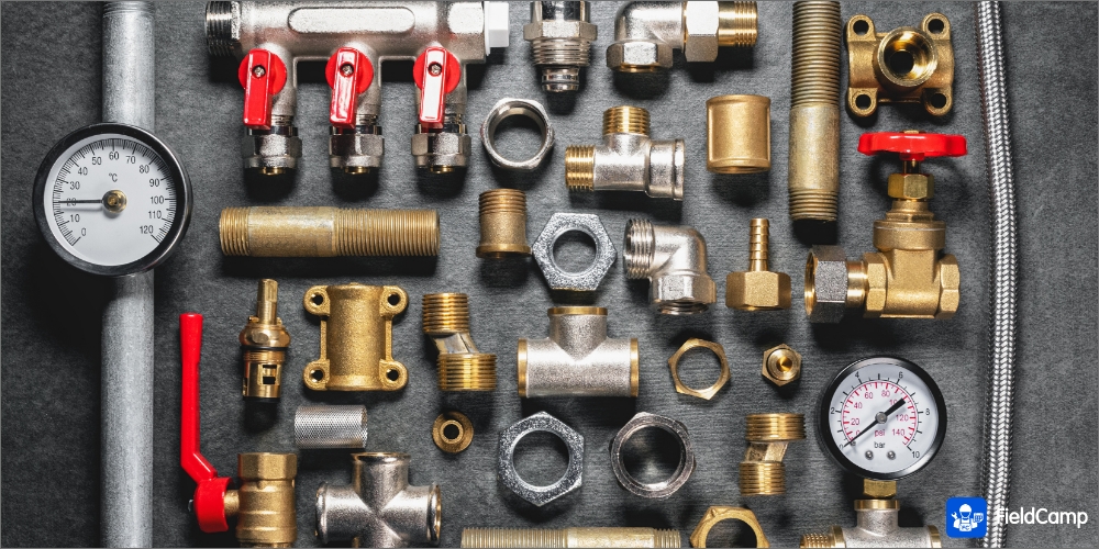 Combine frequently required tools for plumbing van organization