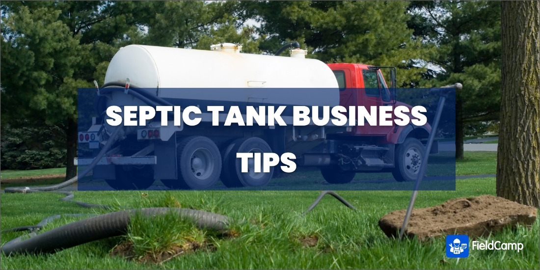 Septic tank business tips