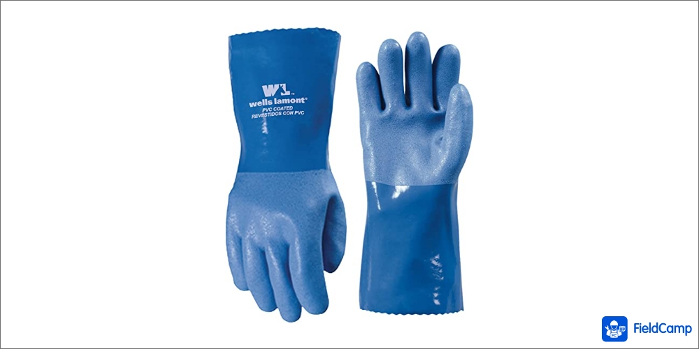 Wells Lamont Heavy Duty PVC Coated Work plumber Gloves
