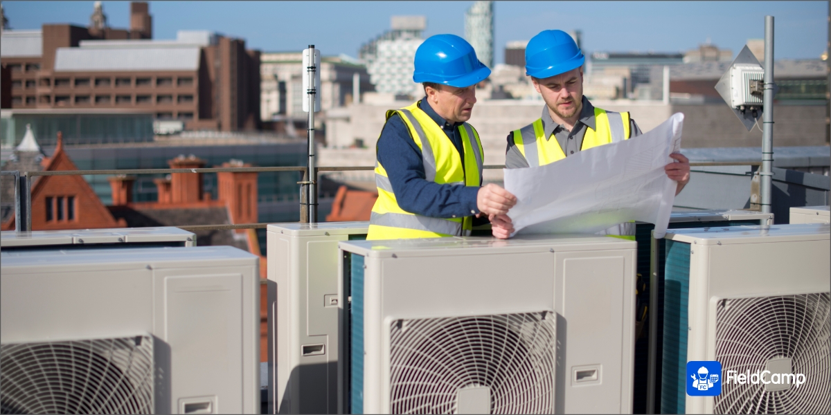 Assessment of the job site for HVAC safety