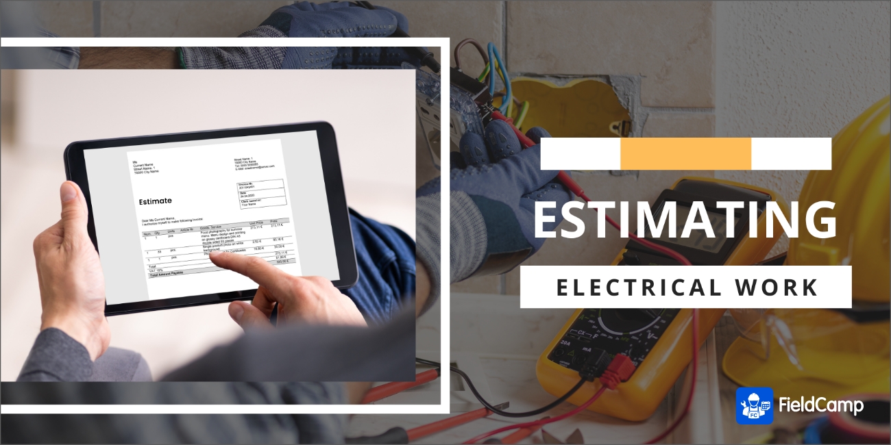 How to estimate electrical work