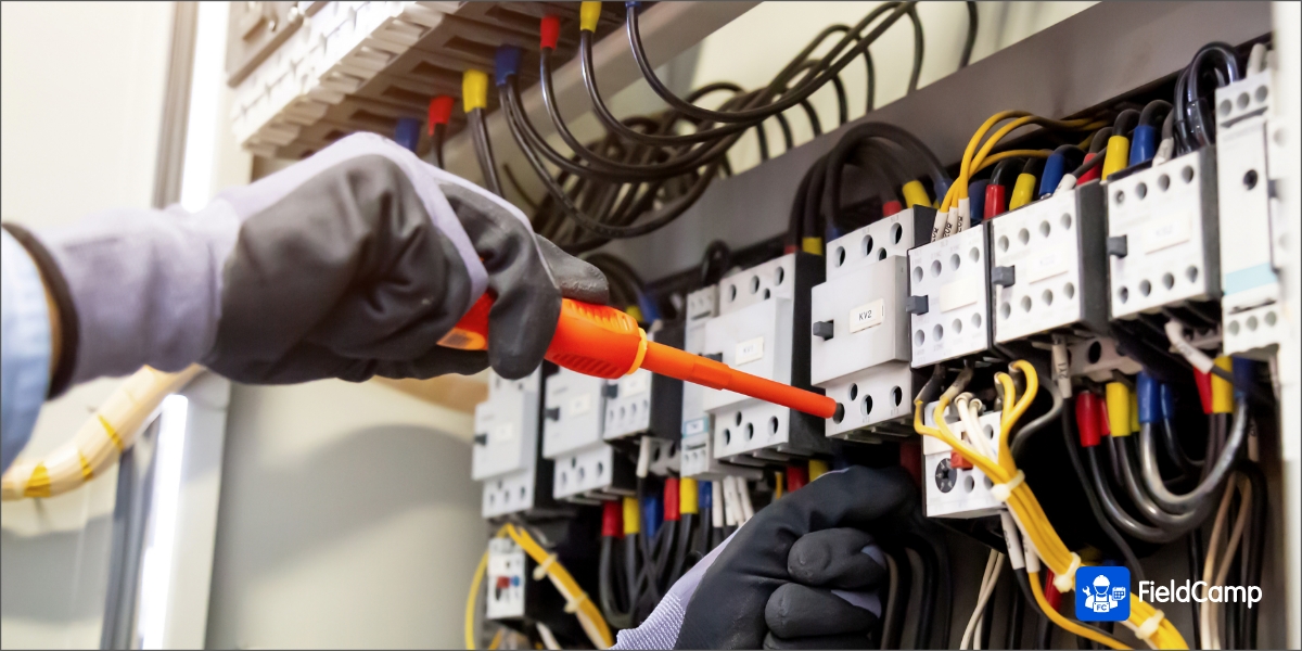 Look after electrical wiring systems - electrician job description